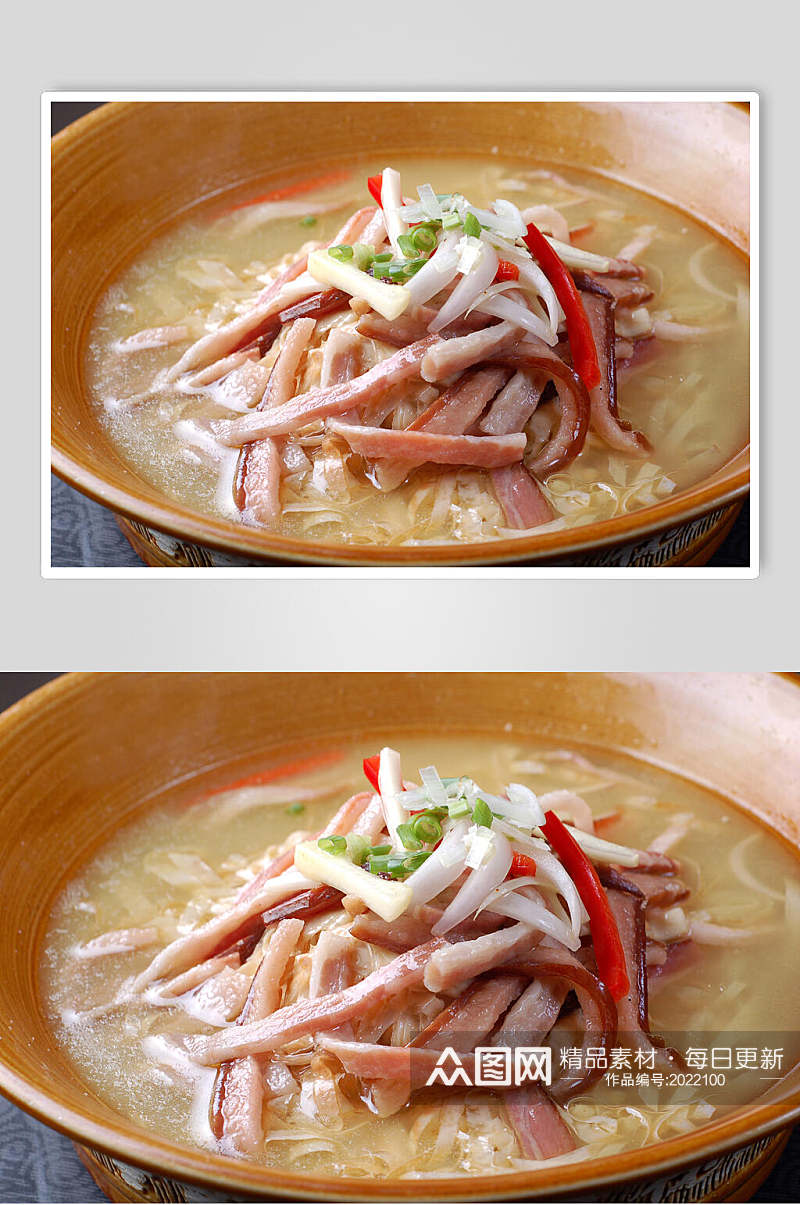 上汤锅腐皮美食摄影图片素材