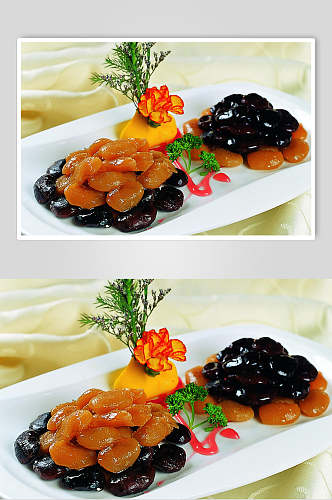 日本双色蜜豆餐饮食品图片