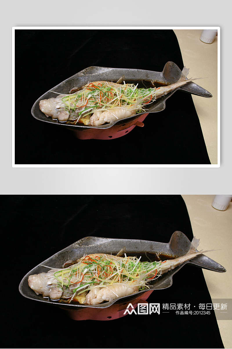 明炉回头鱼食品摄影图片素材