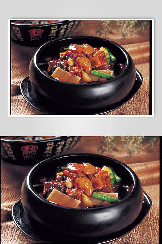 干土豆烧牛腩元美食食品图片