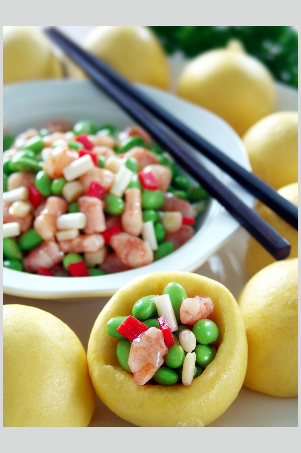 鲜虾窝窝头高清图片素材