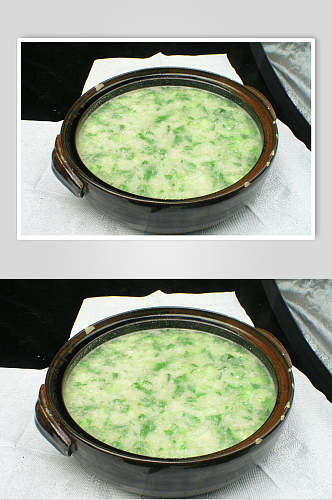 豆腐渣青菜钵餐饮食品图片