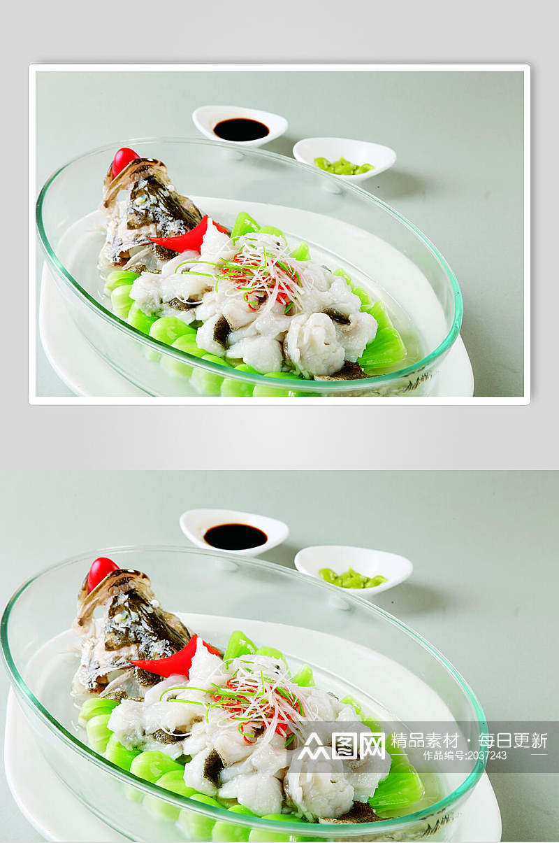 双味桂鱼食物高清图片素材
