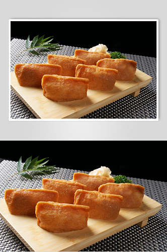寿司豆皮寿司美食摄影图片