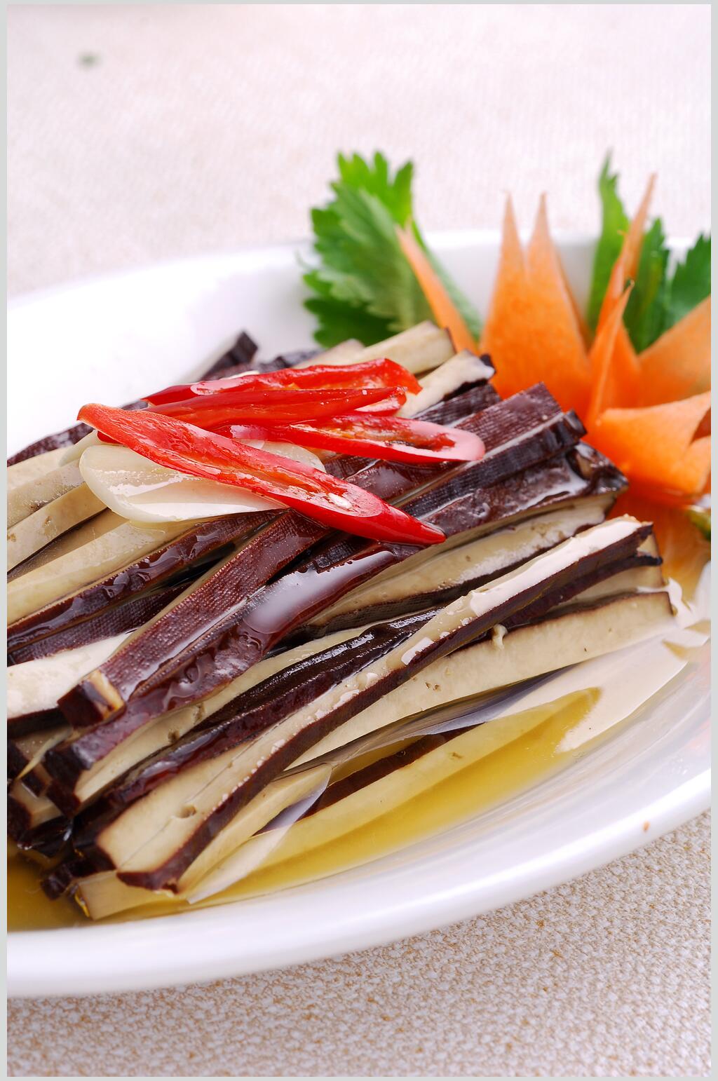 风味豆干丝新菜谱新菜摄影视觉图素材