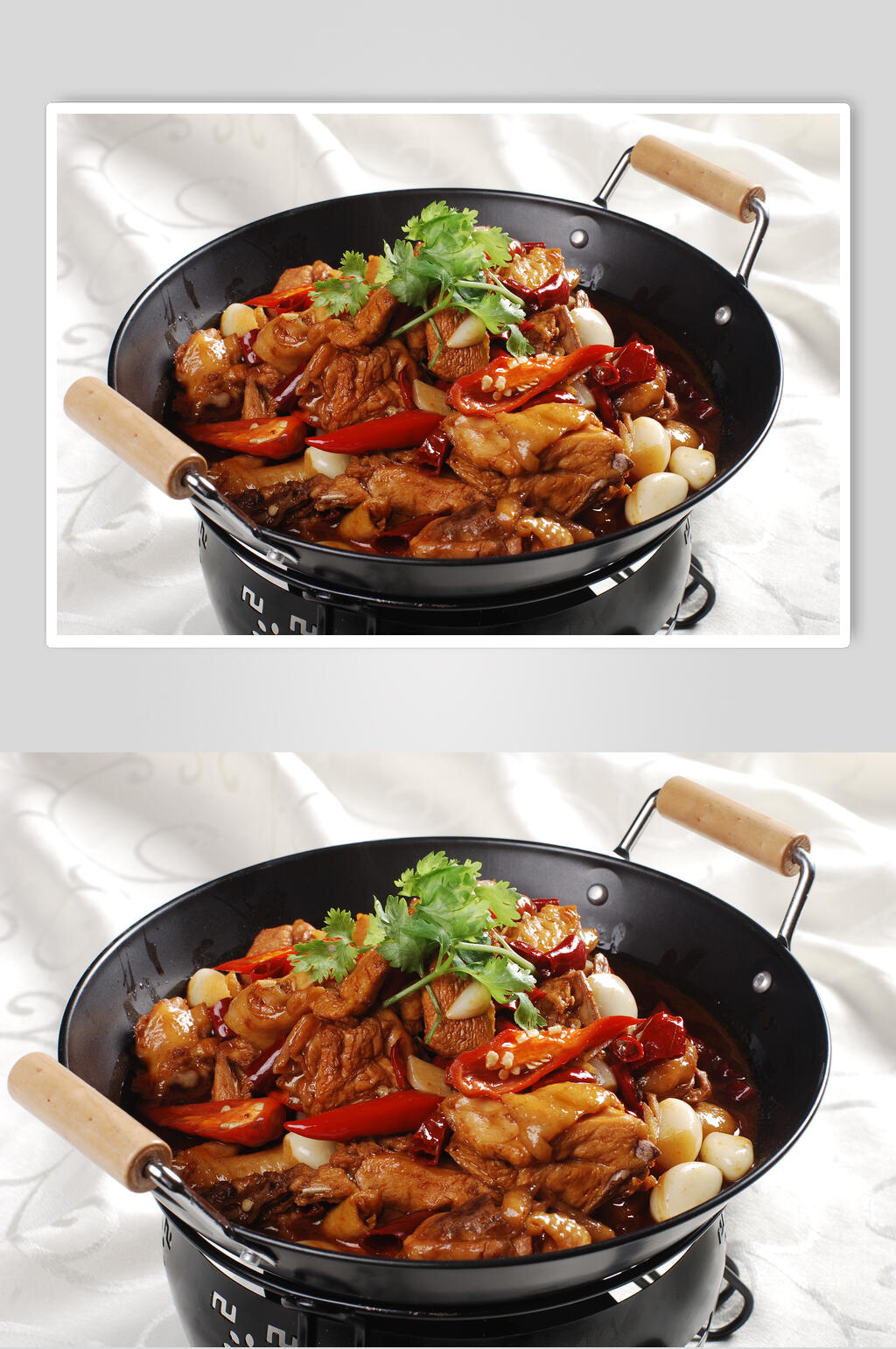 干锅乡里鸡食品高清图片素材
