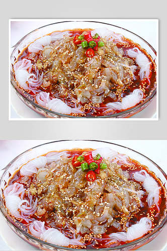芋丝海蜇头食物图片