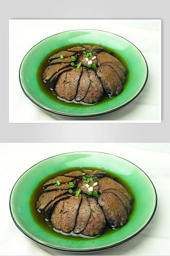 苗家血豆腐食品摄影图片