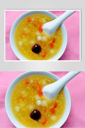 珍珠玉米羹元碗美食摄影图片