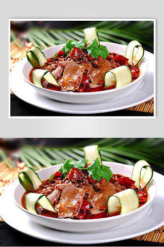 川黔菜风味腰片食品摄影图片