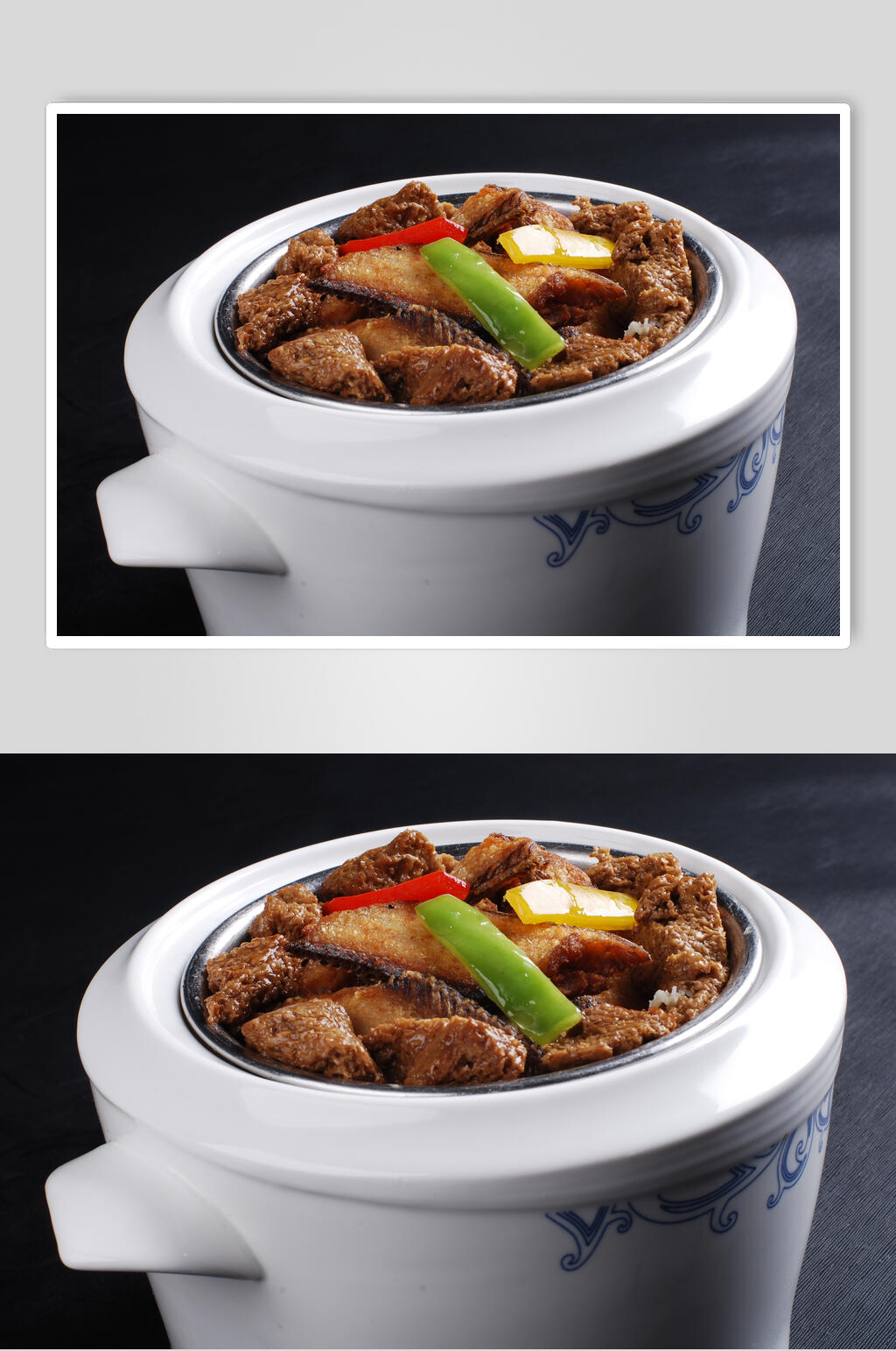 酒肆烤麸煨带皮食品图片素材