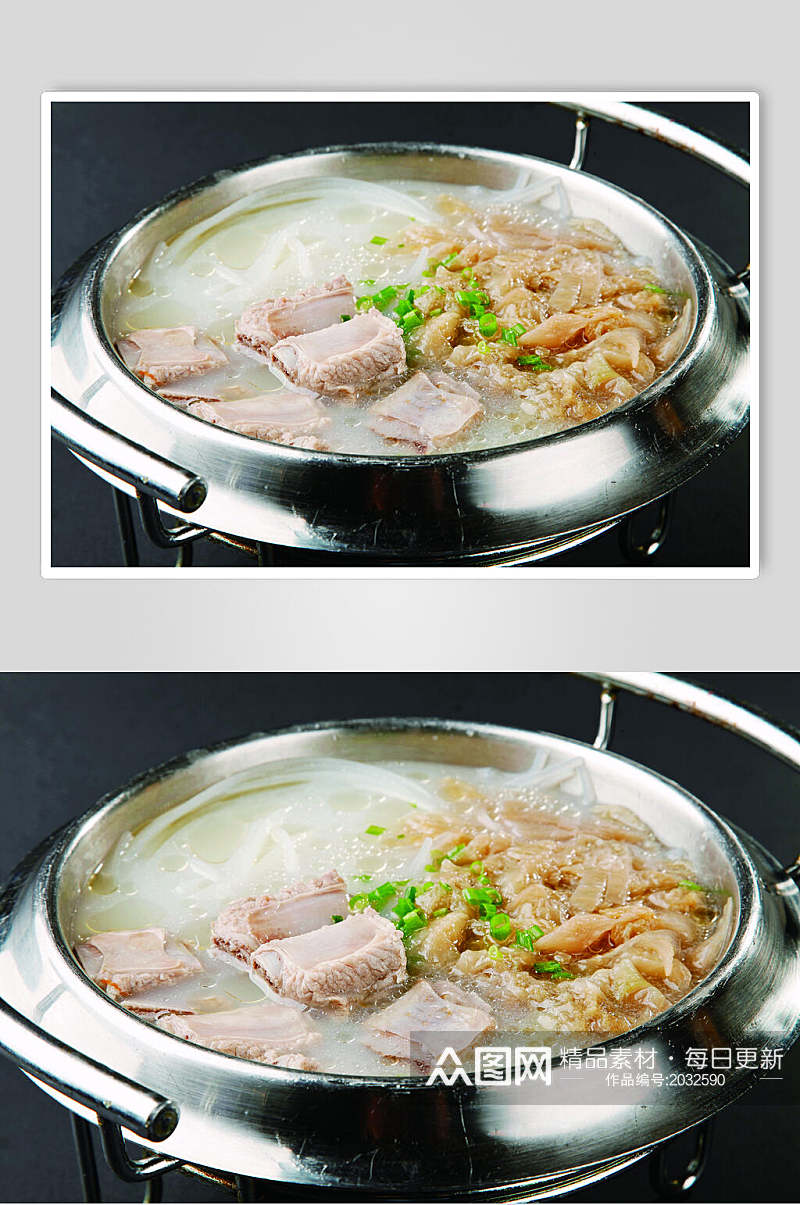 美味酸白菜炖排骨食物摄影图片素材