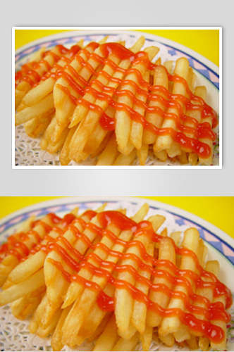炸薯条食品摄影图片