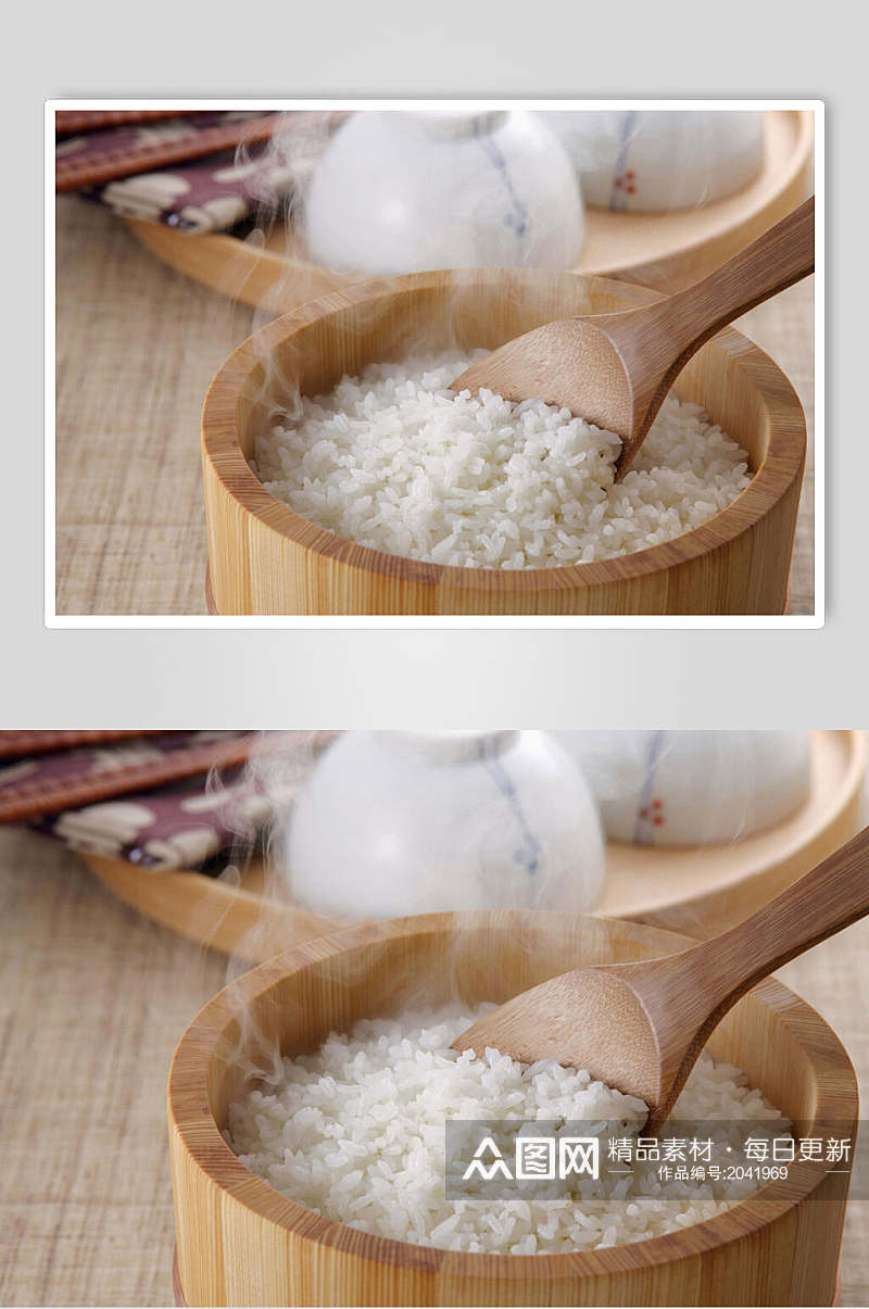 粮食蒸米饭高清图片素材