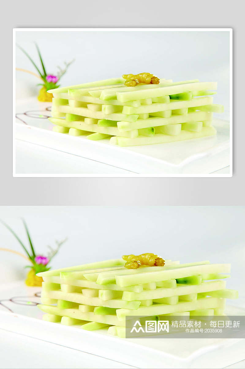 奇味木瓜条美食食品图片素材