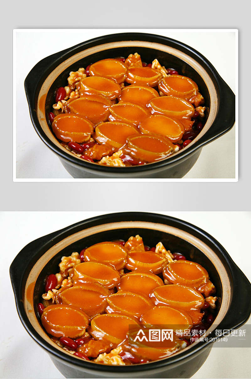 黄耳腰豆烩珍珠鲍元例美食图片素材