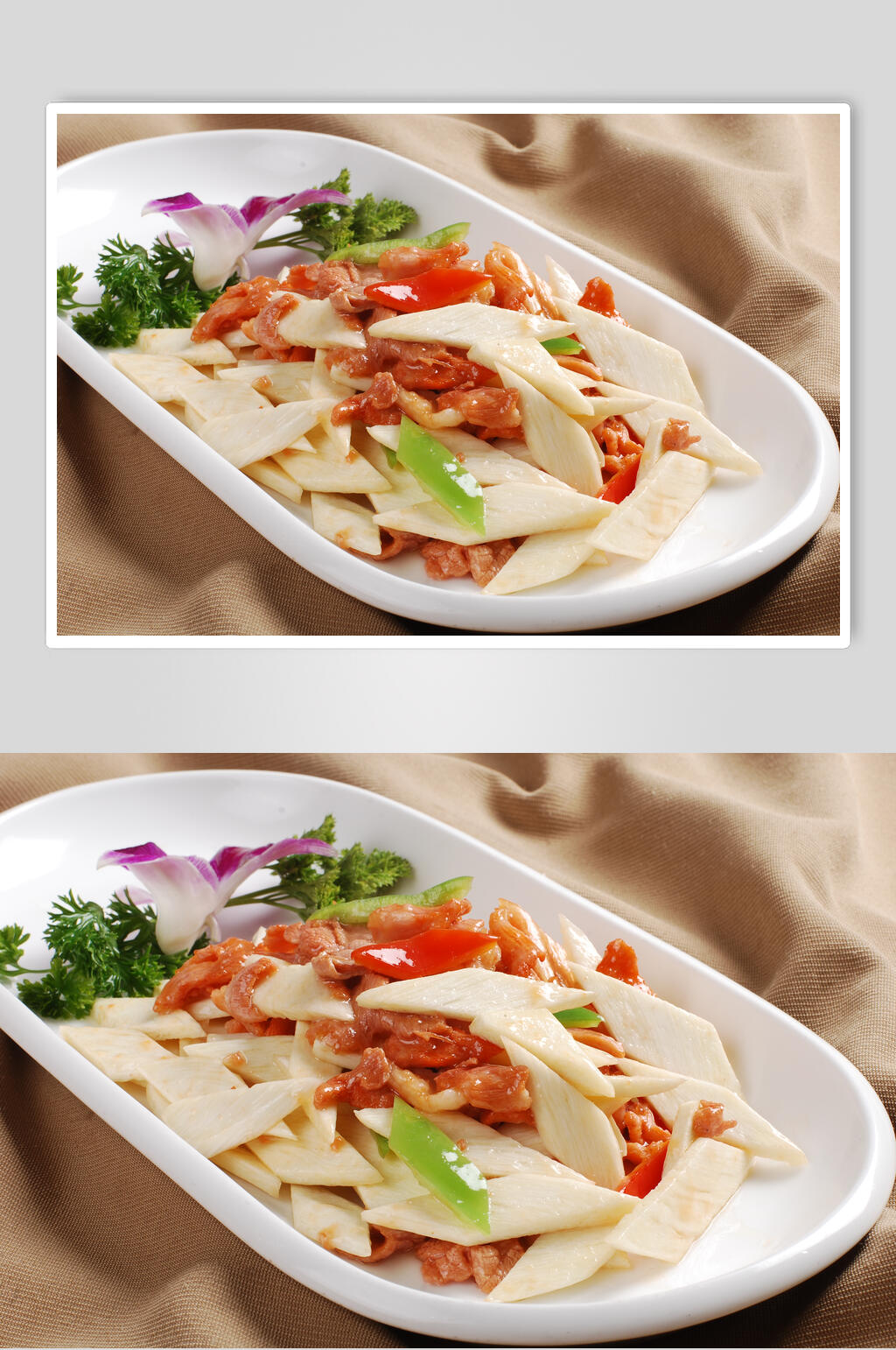 芽白脆爽肉美食摄影图片素材