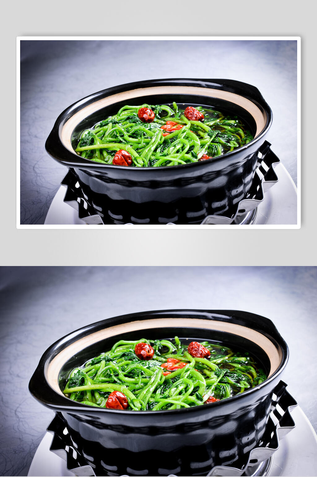 新鲜原汁原味西洋菜美食摄影图片素材