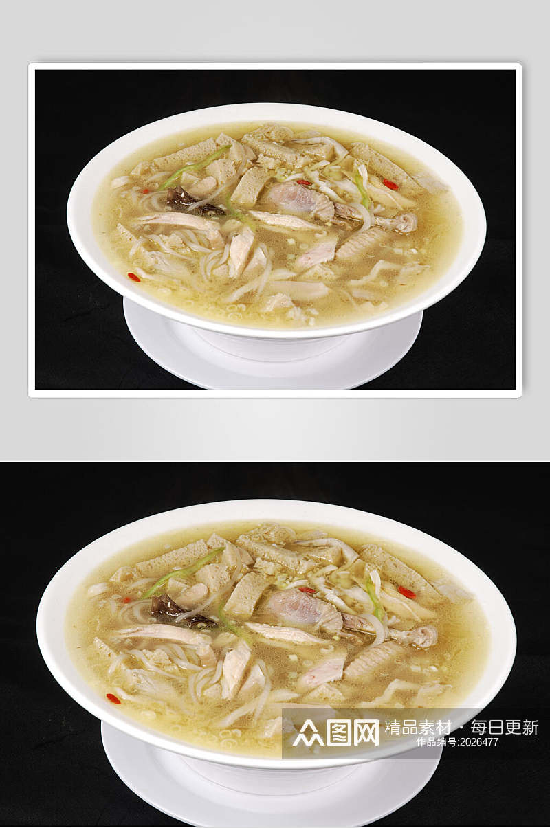 香海兰轩原味老汤鸡高清图片素材