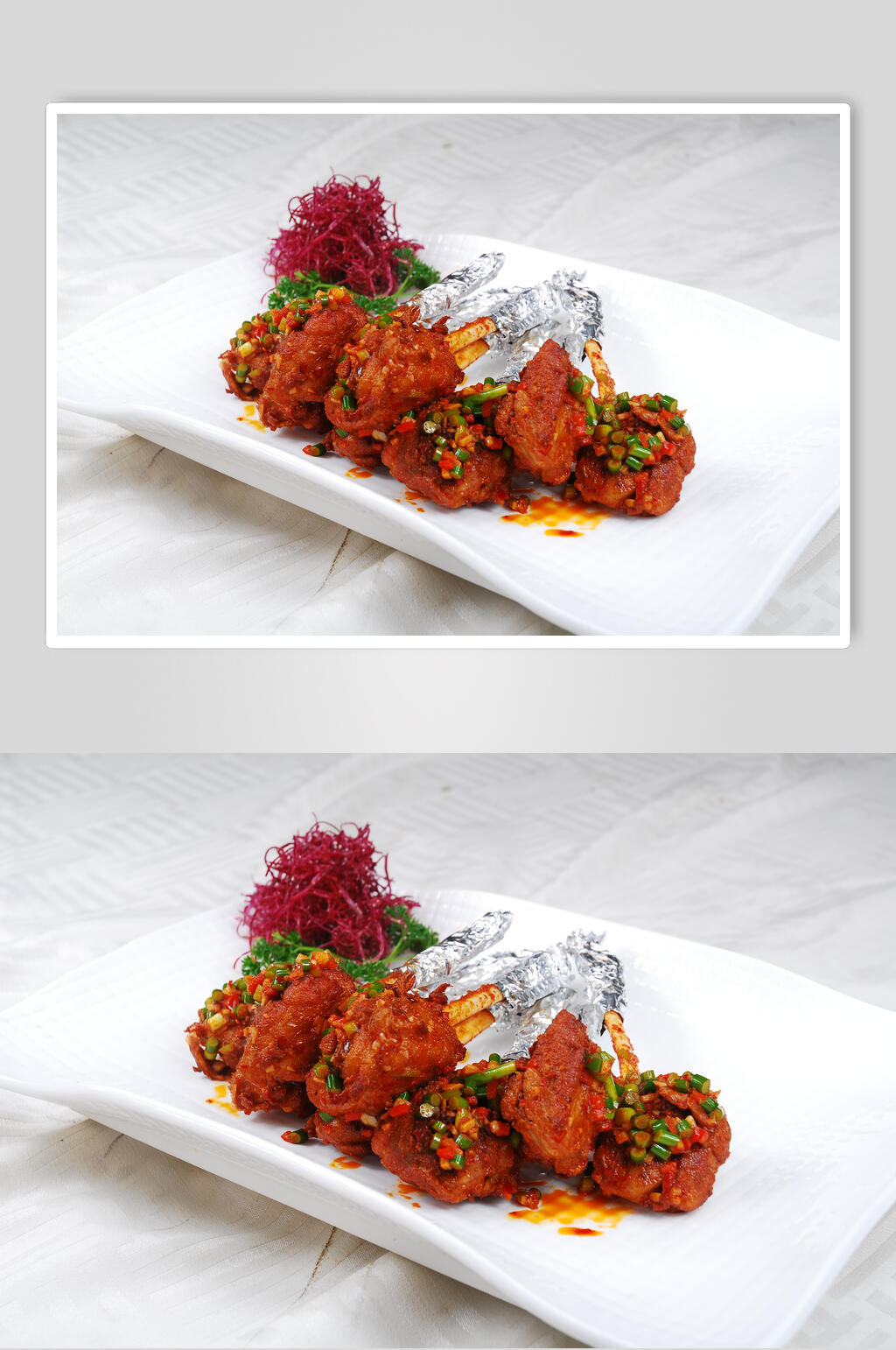 香辣孜然寸骨食品图片素材