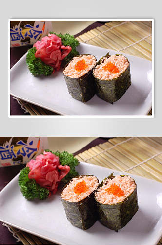 寿司类吞拿鱼沙律高清图片