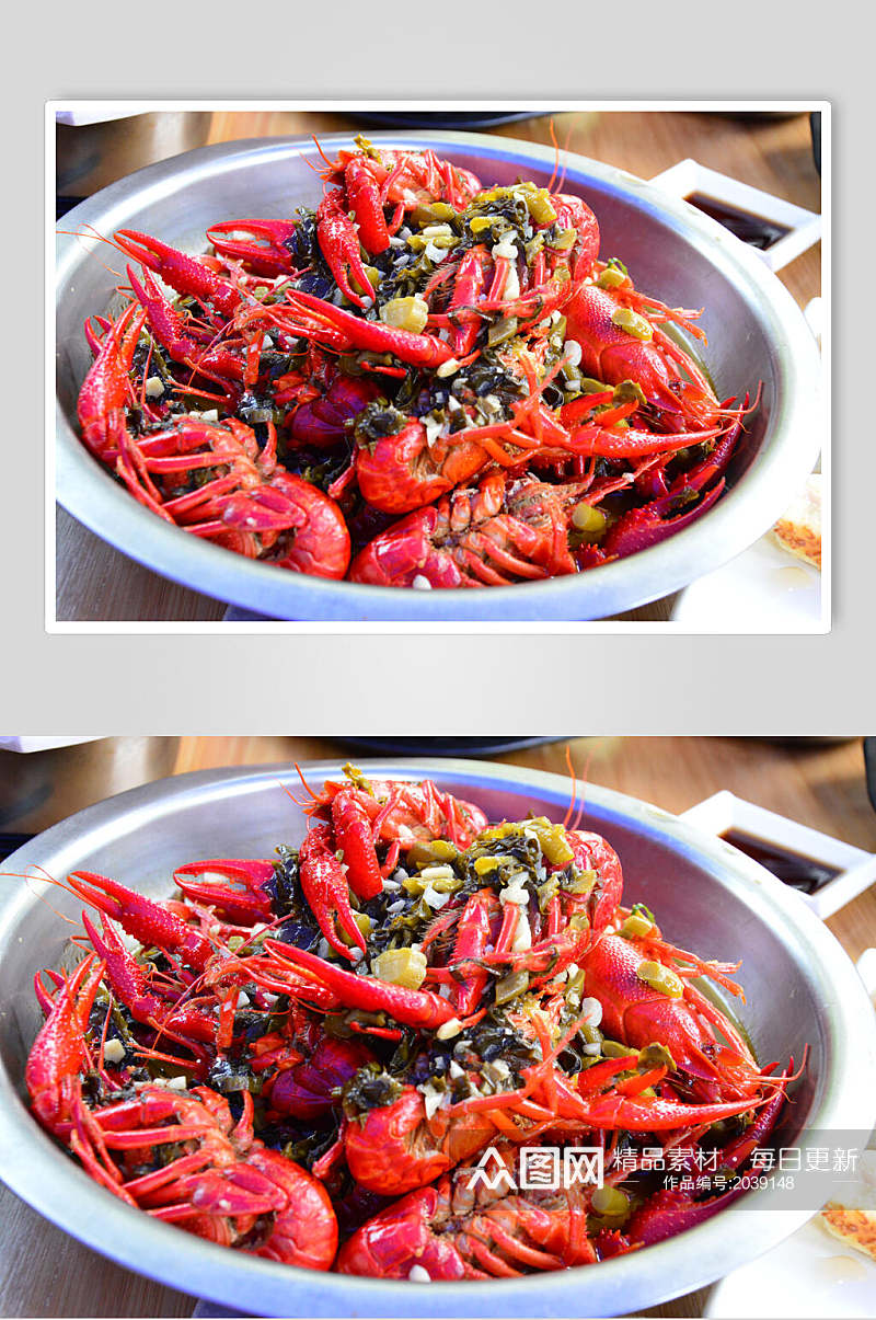 麻辣小龙虾食物图片素材
