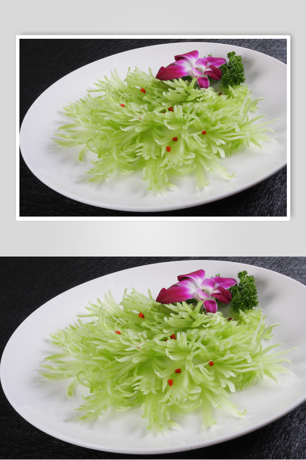 菊花西芹美食摄影图片素材