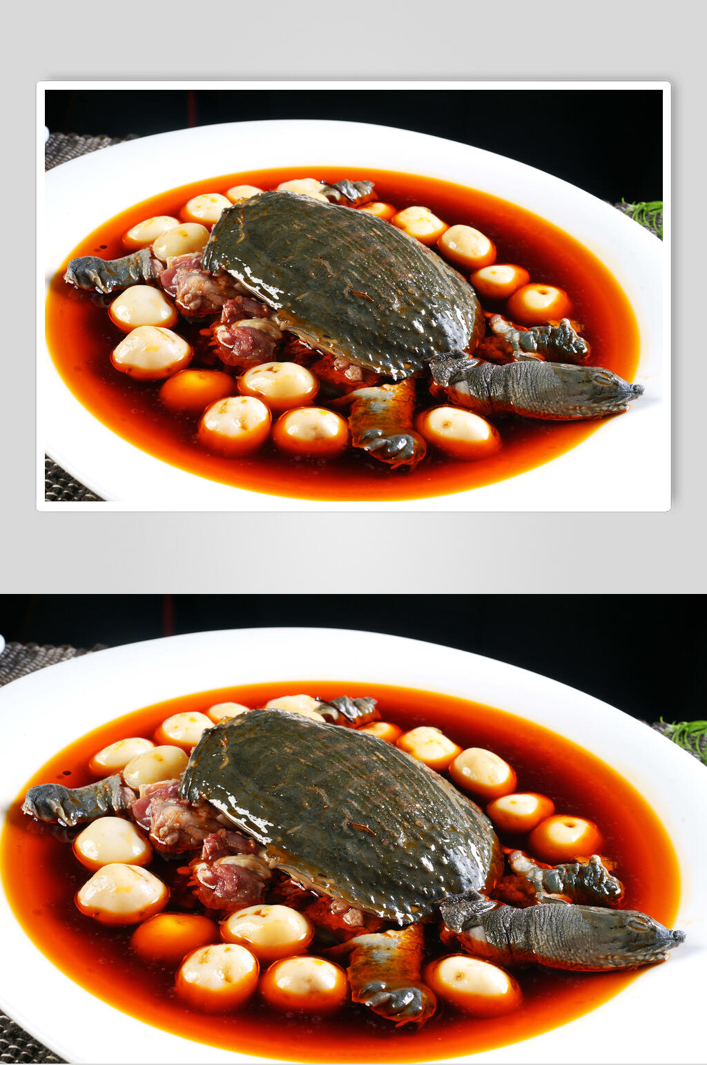美味红油焖甲鱼食物图片素材