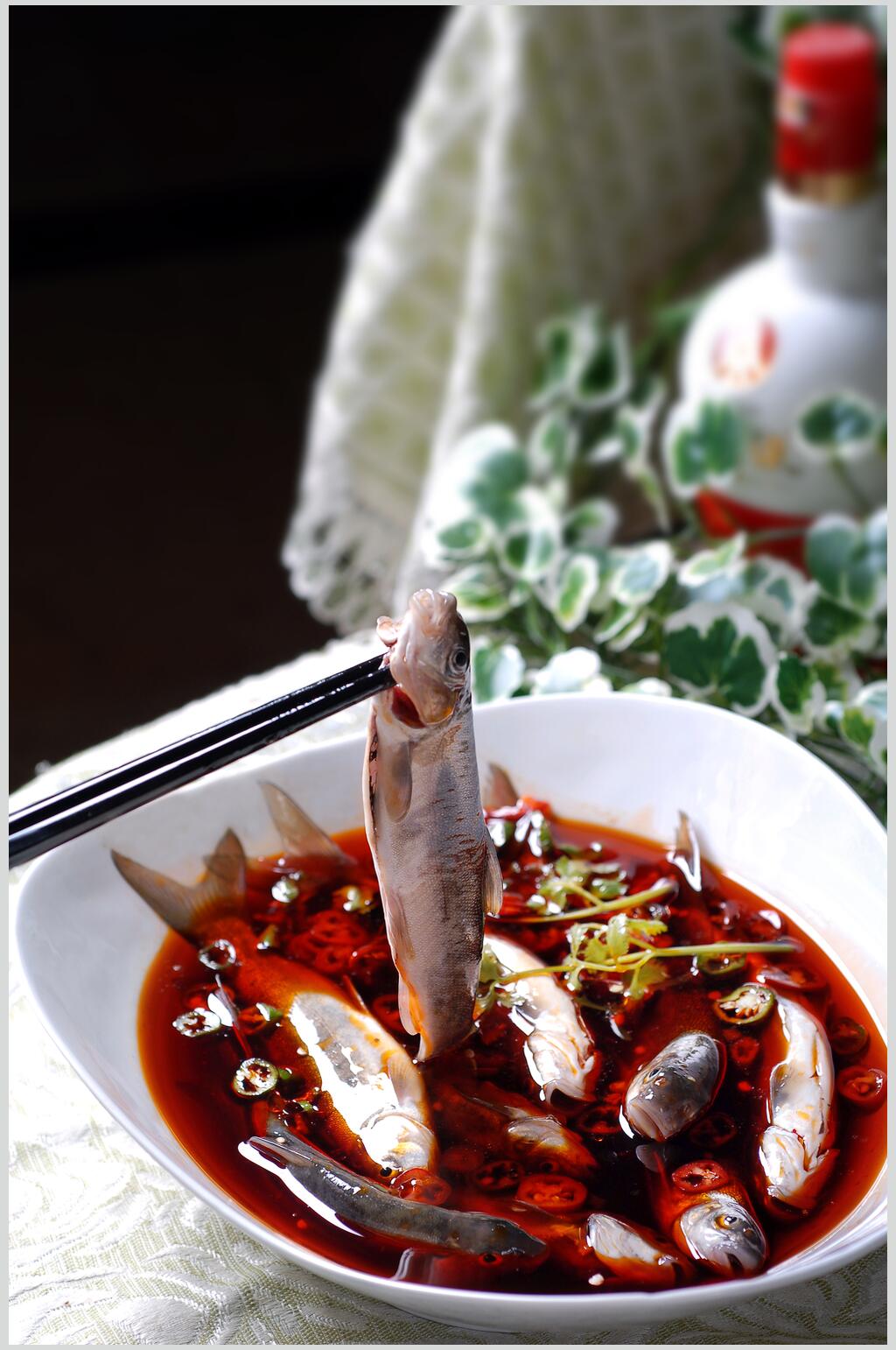 河野生小雅鱼食品摄影图片素材