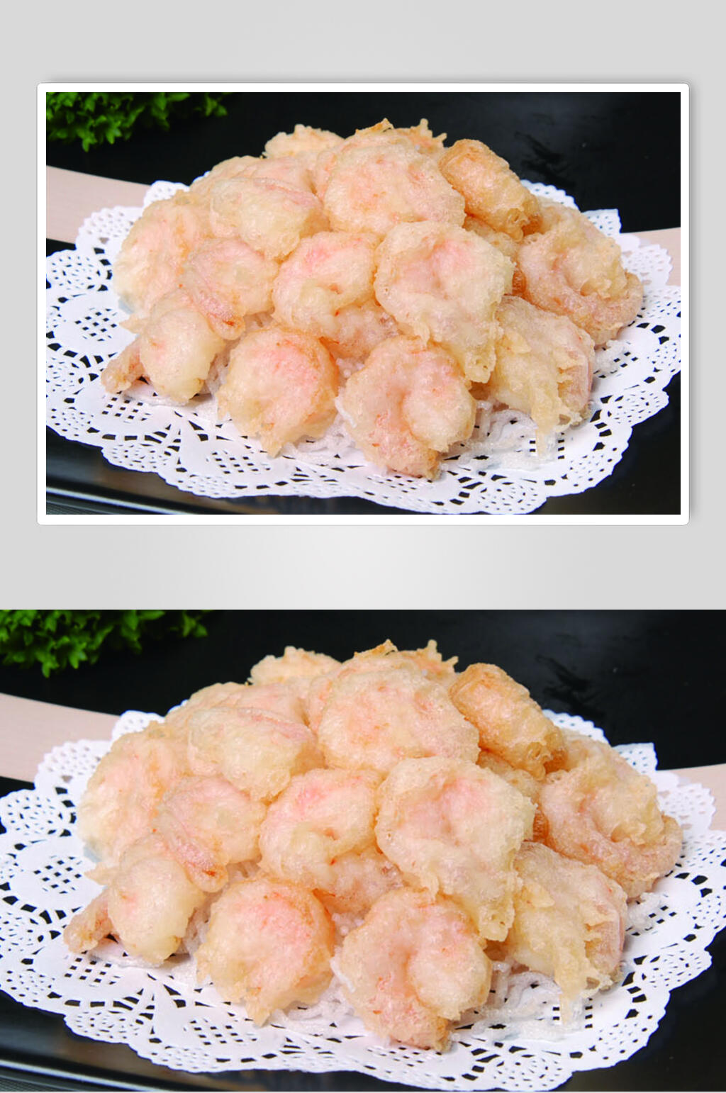蒜香大虾球美食食品图片素材