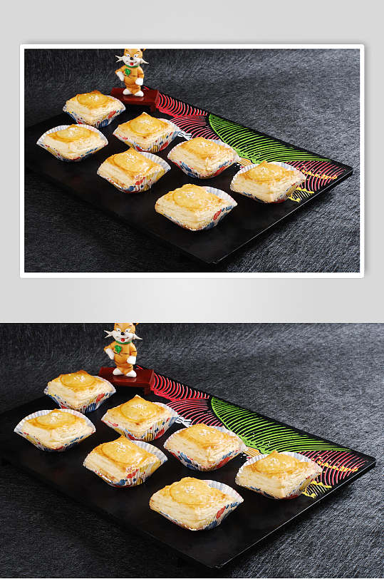 金枕榴莲酥美食食品图片