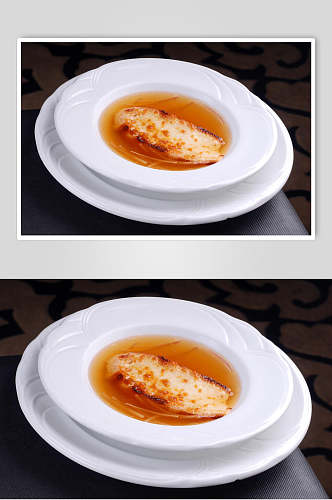 法国洋葱汤美食摄影图片