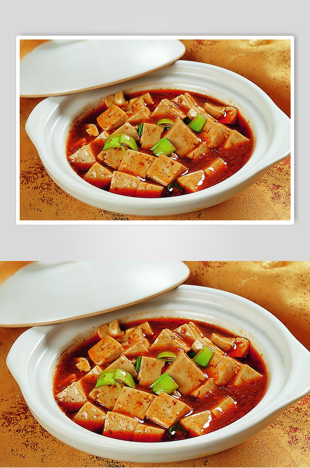 麻辣豆腐煲食物摄影图片素材