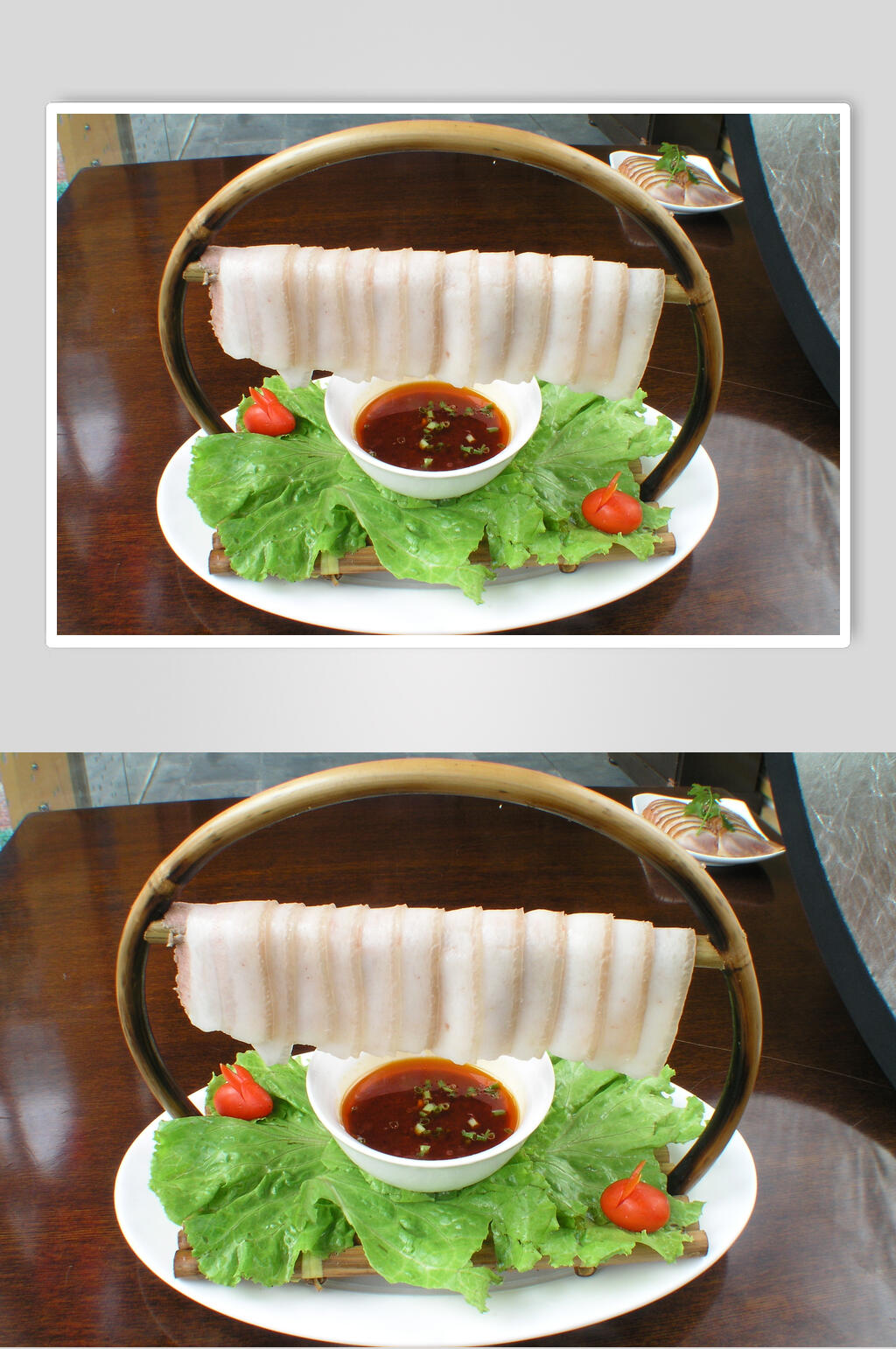 凉杆白肉食品摄影图片素材