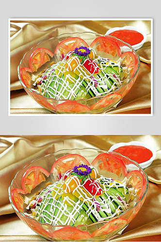 蔬菜色拉元餐饮食品图片