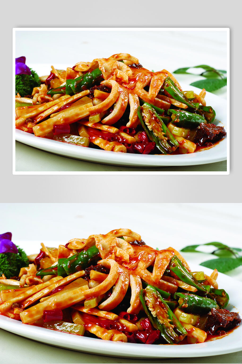 火爆黄喉食物图片素材