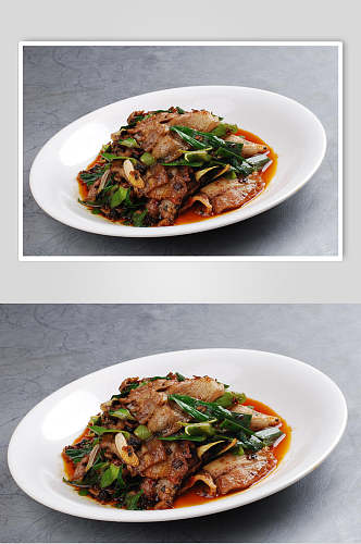 坛子菜回锅肉美食食品图片