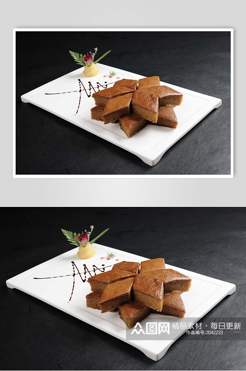 蜂巢枣糕美食高清图片素材