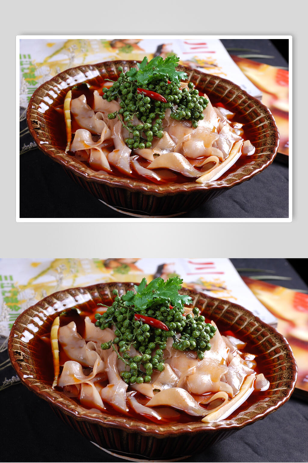 红汤鹅肠美食摄影图片素材