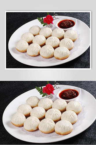 上海招牌生煎包美食图片