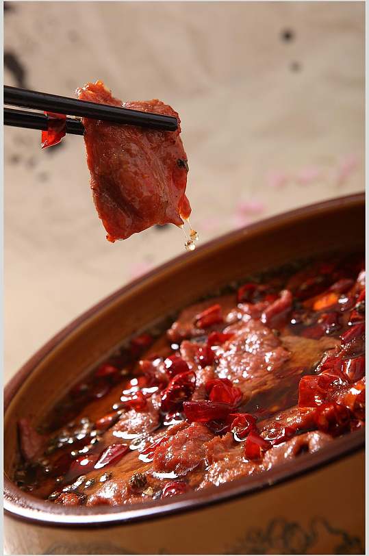 香辣水煮牛肉图片