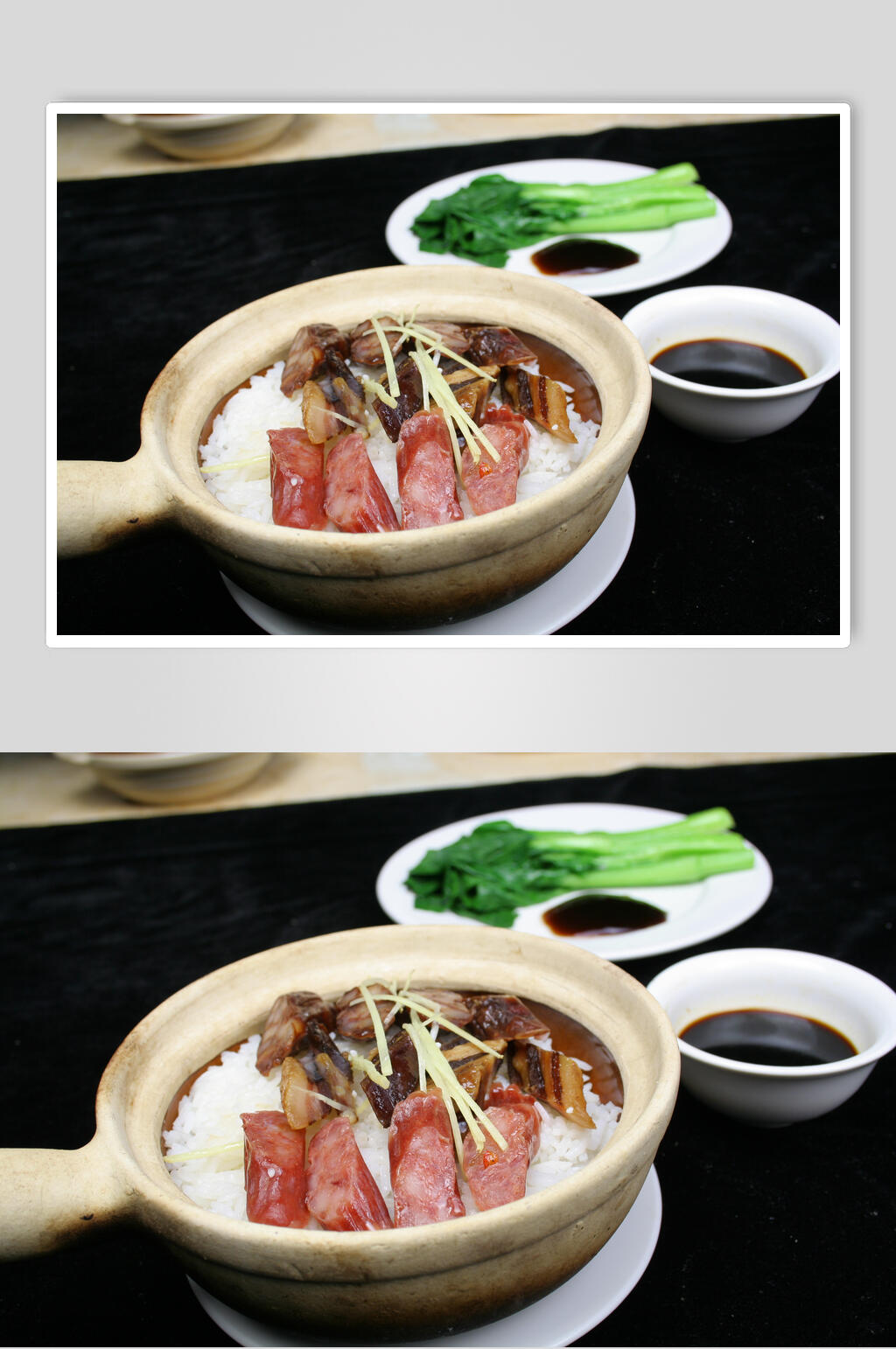 金牌腊味煲仔饭高清图片素材