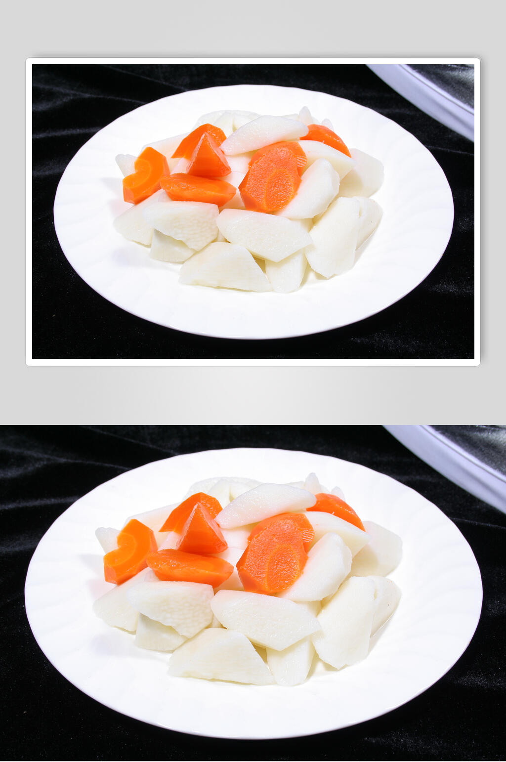 胡罗卜炒山药美食图片素材