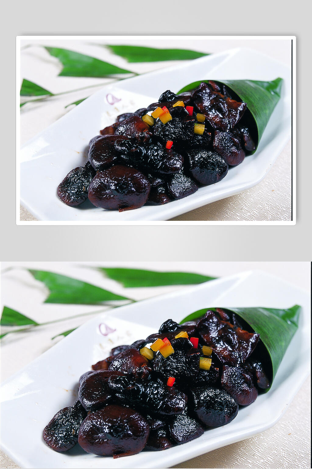 养生小香菇餐饮实拍图片素材