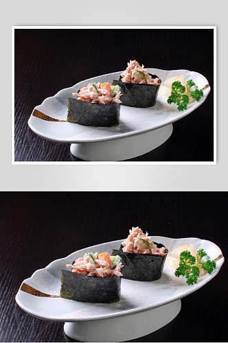 寿司金枪鱼沙律寿司美食摄影图片