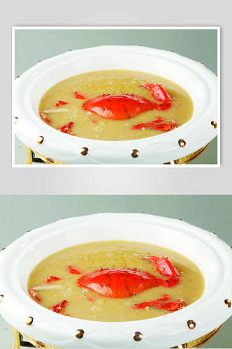 豌豆粉蟹食物图片