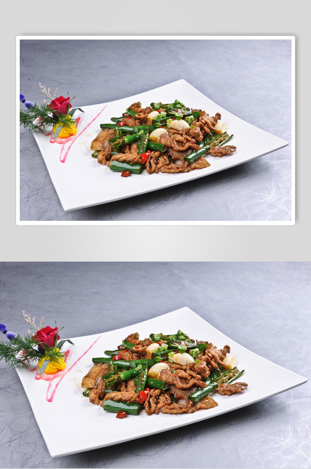 精致香辣农家小炒肉美食图片素材
