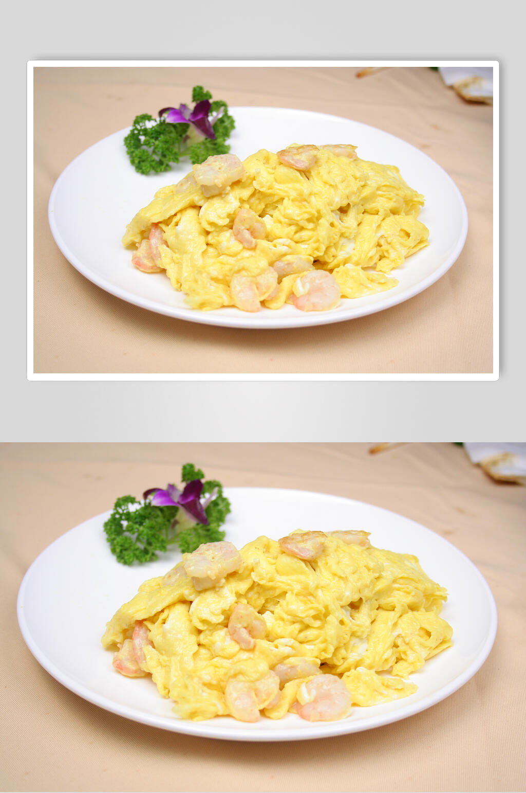 滑蛋虾仁美食图片素材