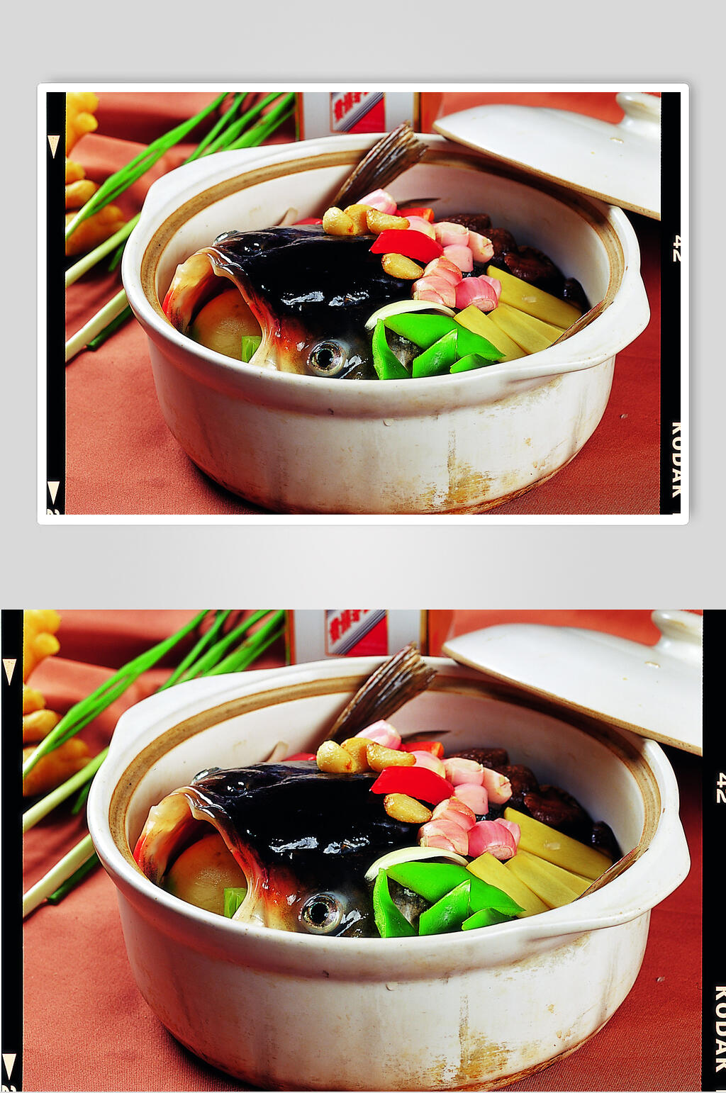 砂锅局鱼头美食图片素材