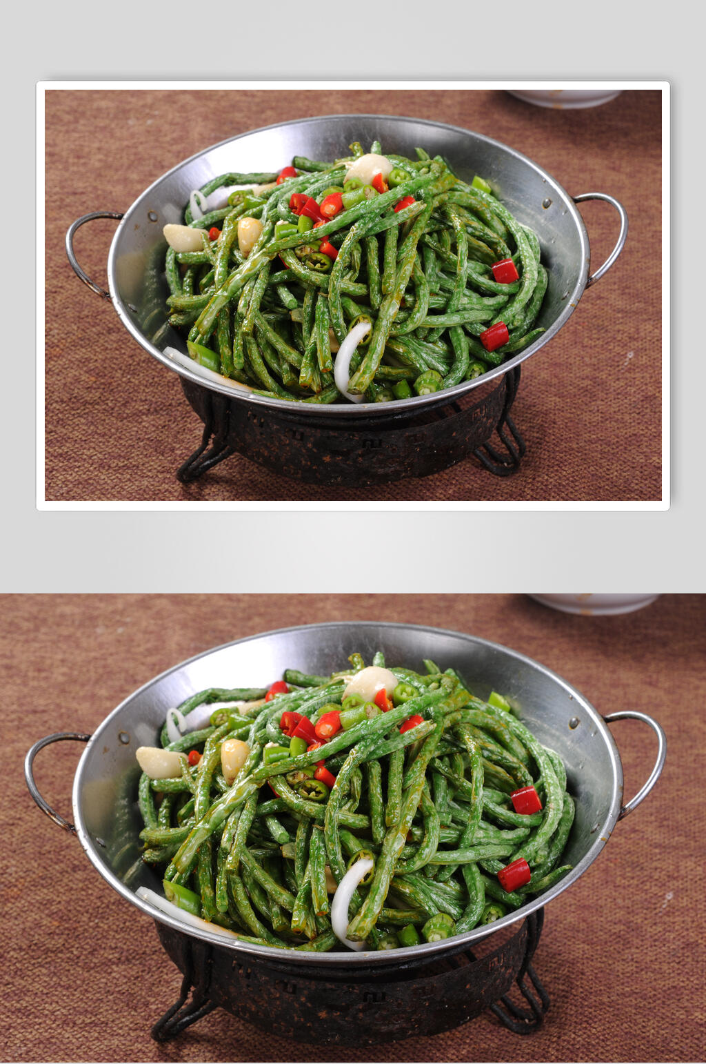长豆角麻辣香锅摄影图片素材